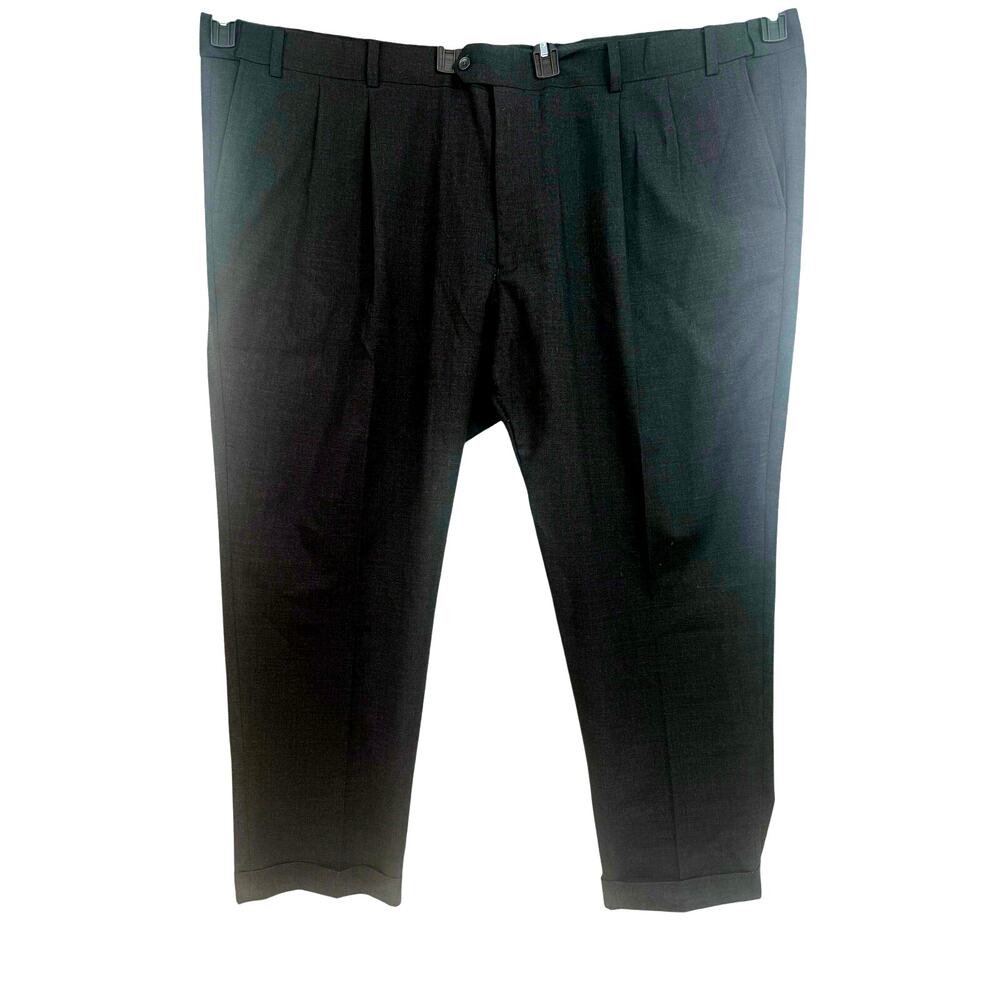 GS Perfect Fit Suit Pants wool blend Black 56 x 30